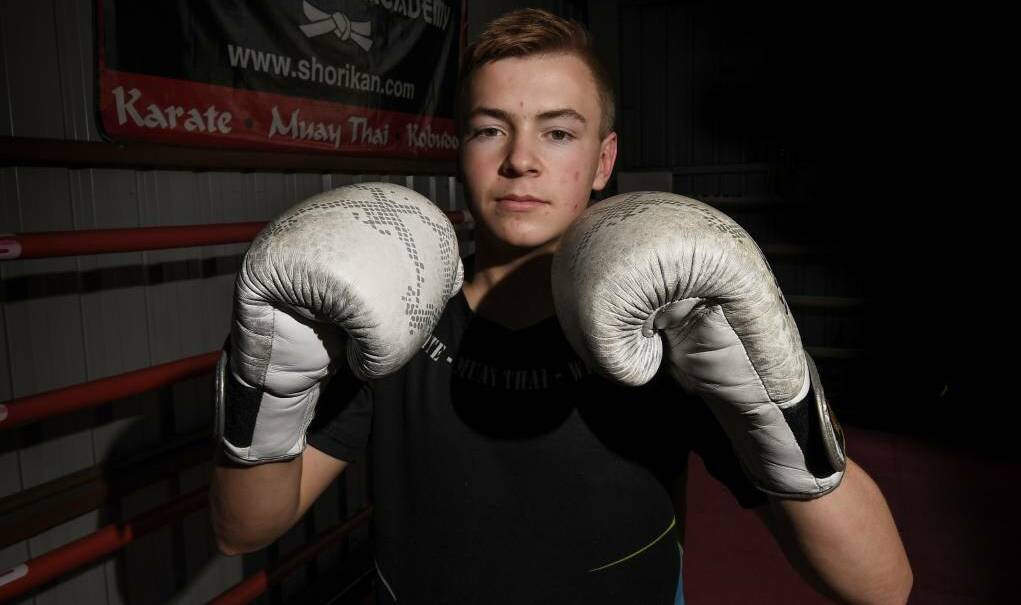 MAN ON A MISSION: Josh "Aladdin the Baby Faced Assassin" McCulloch hopes to lift his profile when he fights on Saturday night. Photo: Gareth Gardner 