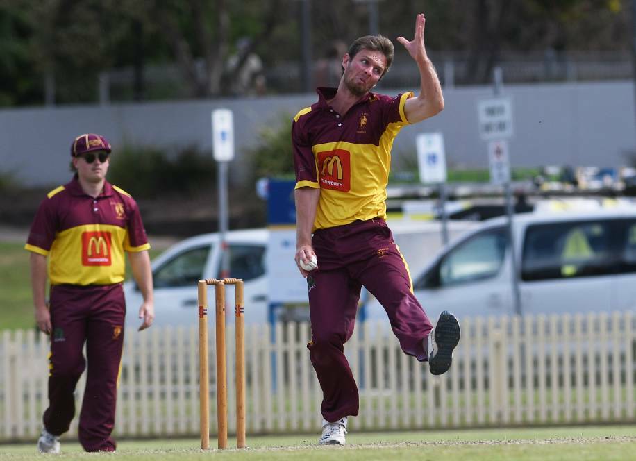 City United captain Tait Jordan expects fast bowler Jack McVey to "really fire up" in the back end of the season. Picture by Gareth Gardner 
