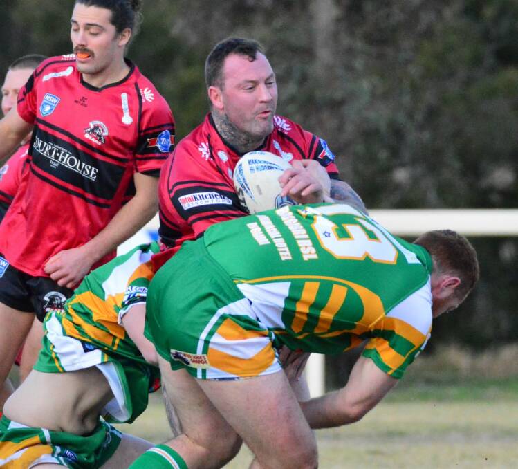 STRIKE FORCE: Josh Schmiedel will be in action against the Boars on Sunday. Photo: Sue Haire