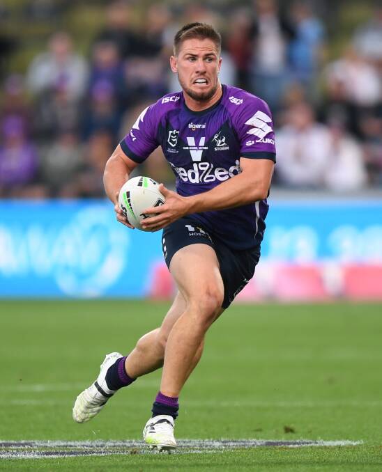 FEELGOOD FACTOR: Ashford native Chris Lewis is in the midst of what is surely the best year of his life. Photo: Melbourne Storm