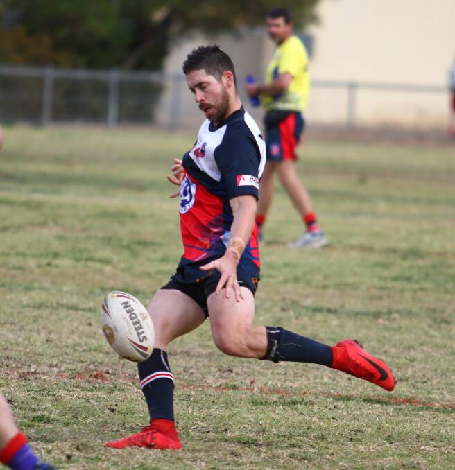 POTENT: Roosters skipper Sam Taylor posted 24 points in a big defeat of Narrabri.