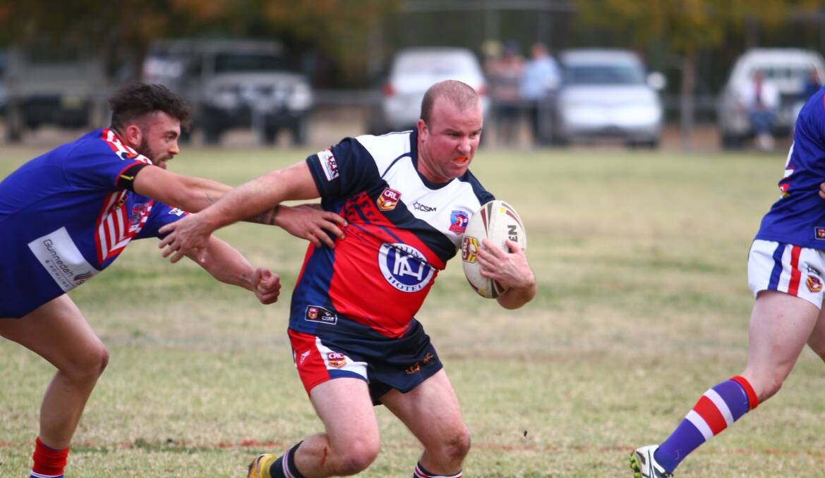 HARD CHARGER: Roosters prop Phil Beaton is a key driver of the side's engine. Photo: Mark Bode