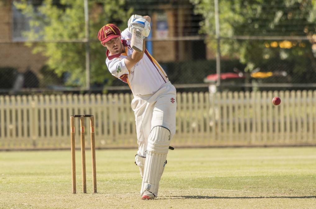 SILKY PERFORMER: Central North No.4 Tom Fitzgerald made 58 in a heavy loss to North Coast at Varley Oval, Inverell on Saturday.