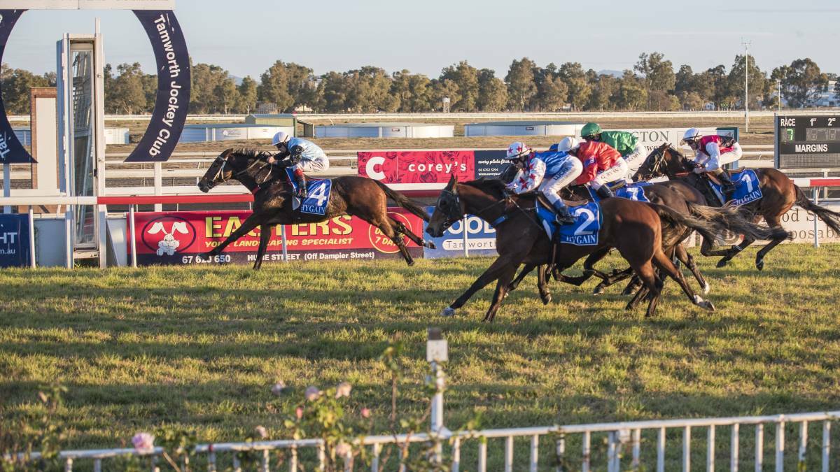 WET BLANKET: Punters won't be seeing action at Tamworth on Friday, after the scheduled meeting was moved to Scone. Photo: Peter Hardin