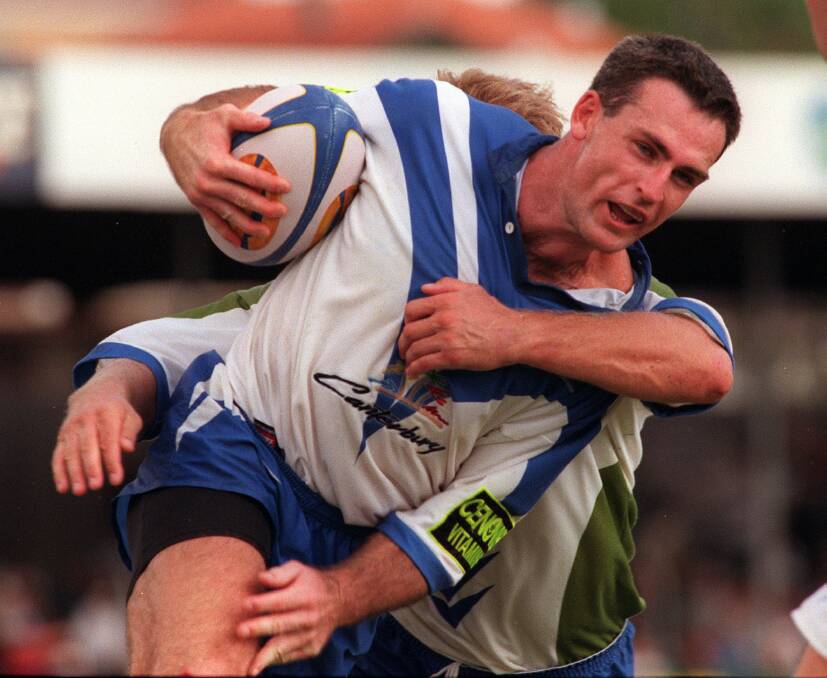 FLASHBACK: New Moree Boars coach Matthew Ryan in action for Canterbury in 1997. Photo: Craig Golding 