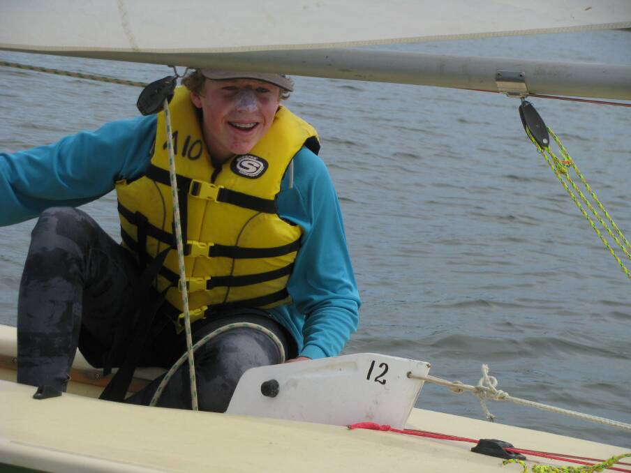 ON THE RISE: Adam Lucas, of Armidale, delivers a dominant display in the latest action from Lake Keepit Sailing Club. Photo: Supplied 