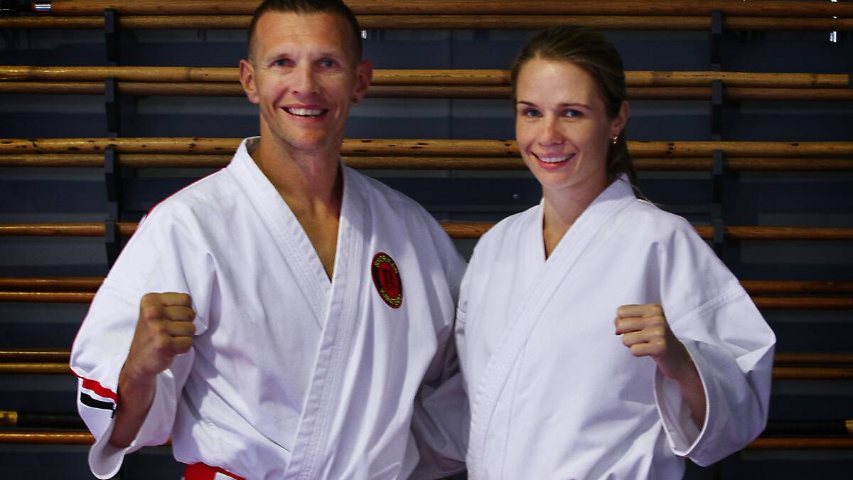 THE GOAL: Multiple karate world champions and siblings Scott and Kristie Chaffey will aim to successfully defend their world titles in Canada.