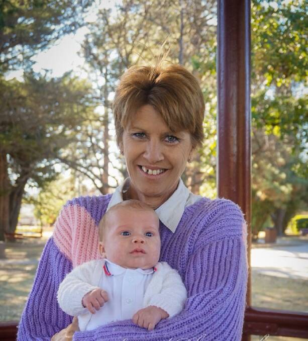 Cheryl Blackler with her grandson, Flynn. Photo: Supplied