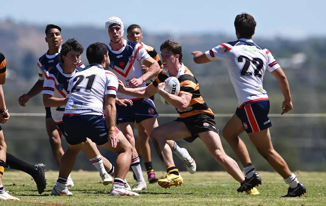 Josephson probes for a weakness against the Roosters. Picture by Gareth Gardner