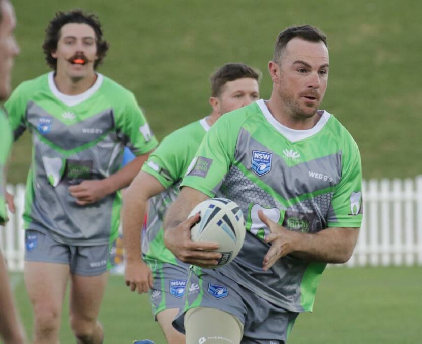 FLOSS OFFENSIVE: Blanch in action for Marius Street Family Dental. Photo: Judy McManus