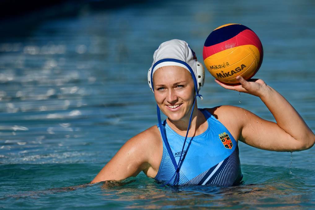 ROCK 'N' ROLL: Gross plays a "fast and physical" brand of water polo. Photo: Paul Mathews