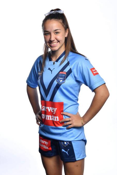 Taylor is "very proud" of his little sister, Jada. Picture: NSWRL