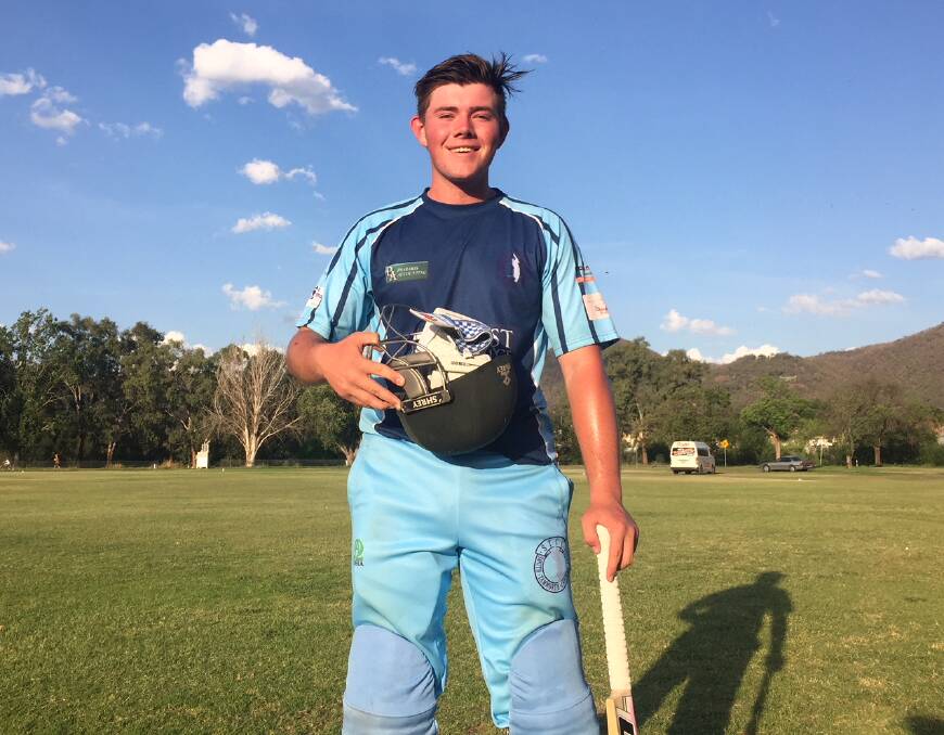 TALENT UNLOCKED: Brock Morley after scoring a career-high 74 not out against the Bulls.