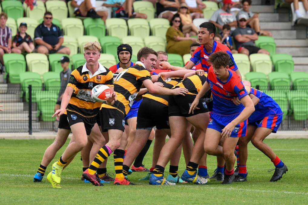 TALENT POOL: Tigers No 9 Aiden Bermingham will look to continue his good form when the side plays Central Coast in the Andrew Johns Cup at Farrer on Saturday. Photo: Smart Artist