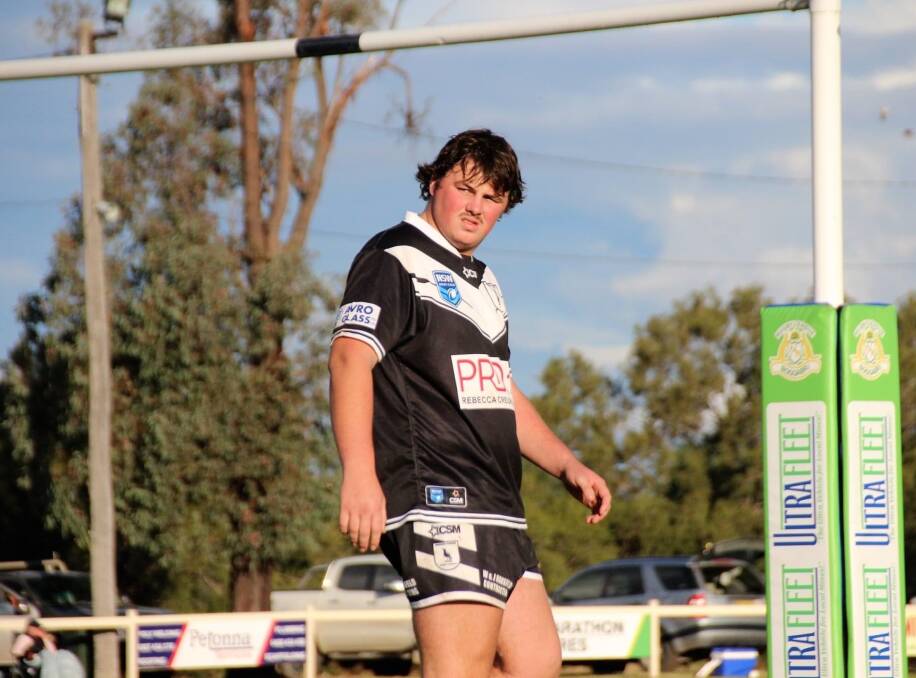 THE GOAL: Magpies prop Charlie Parsons is eyeing a stint in the Newcastle competition. Photo: Jason Smith