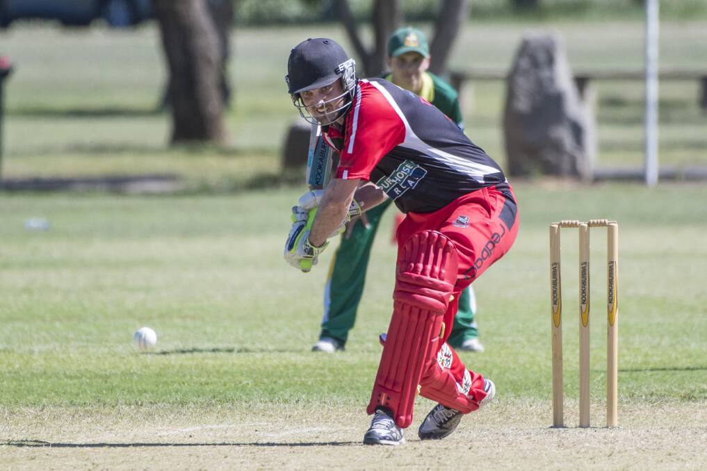 IN AND OUT: Stand-In Redbacks captain Michael Rixon in action against the Bulls. He made four. Photo: Peter Hardin