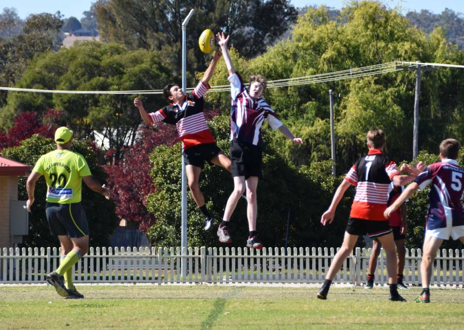 HIGH FLYERS: Inverell High School had too much firepower for St Mary's.