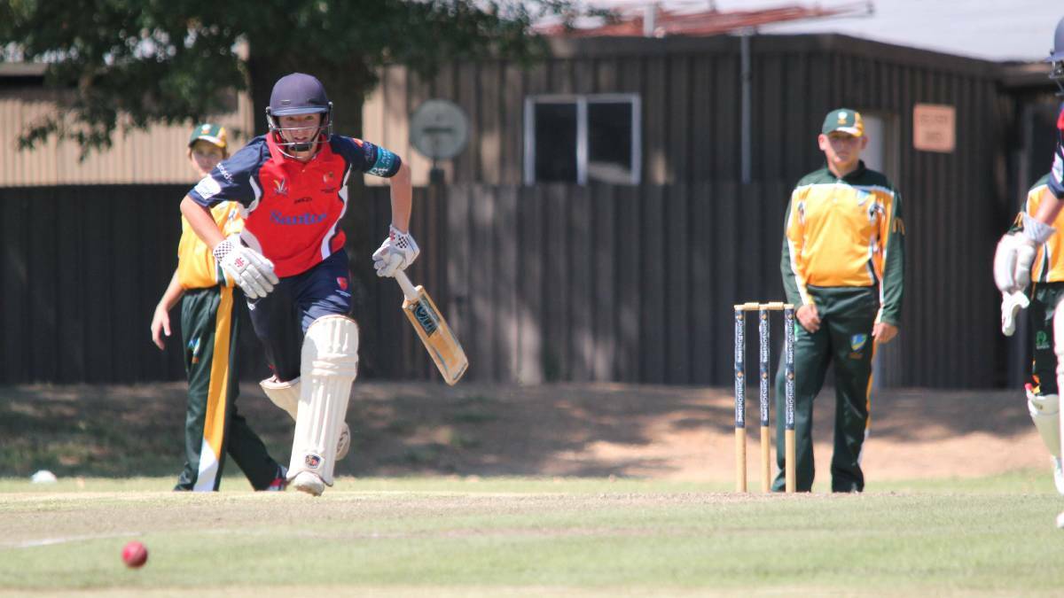 THE ROCK: Central North No.3 Ben Livingstone's excellent Kookaburra Cup continued with 53 not out against Newcastle. Photo: Supplied