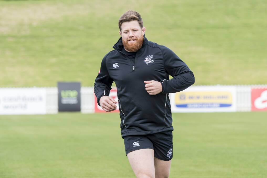 TAMWORTH REARED: Paddy Ryan trains at Scully Park on Friday. The veteran prop is eyeing an overseas move.