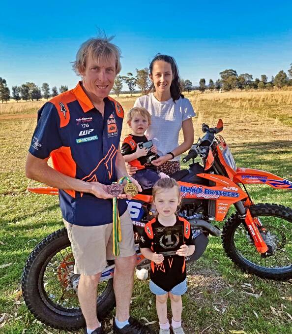Daniel Wicks's dirt-track racing career is a real family affair. Picture supplied