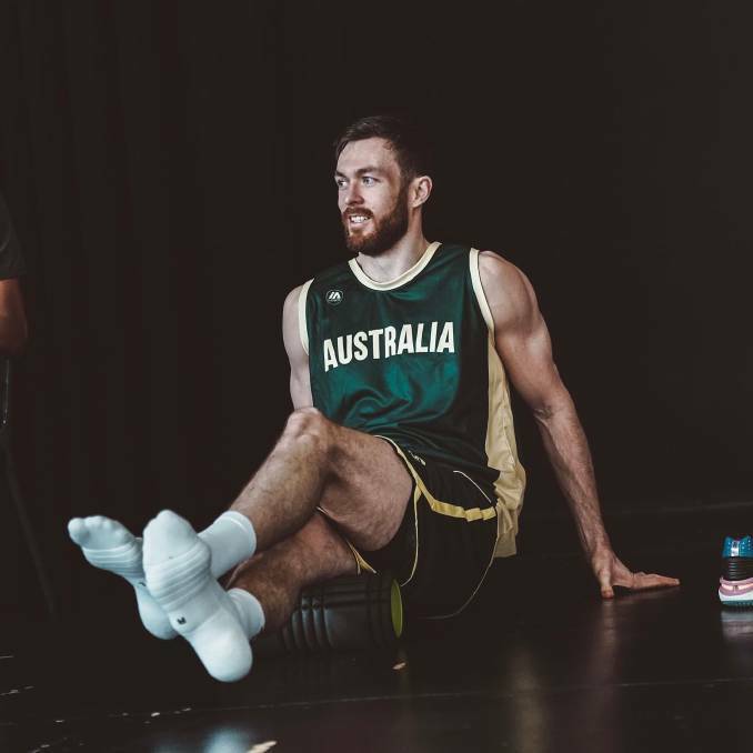 "You look left and right and you've got NBA players there," Kay says of the current Boomers squad. Picture by Basketball Australia.