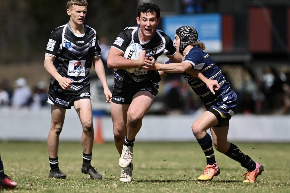 Spinks stars for Werris Creek in a win over Dungowan in the under-18 grand final at Jack Woolatson Oval. Picture by Gareth Gardner 
