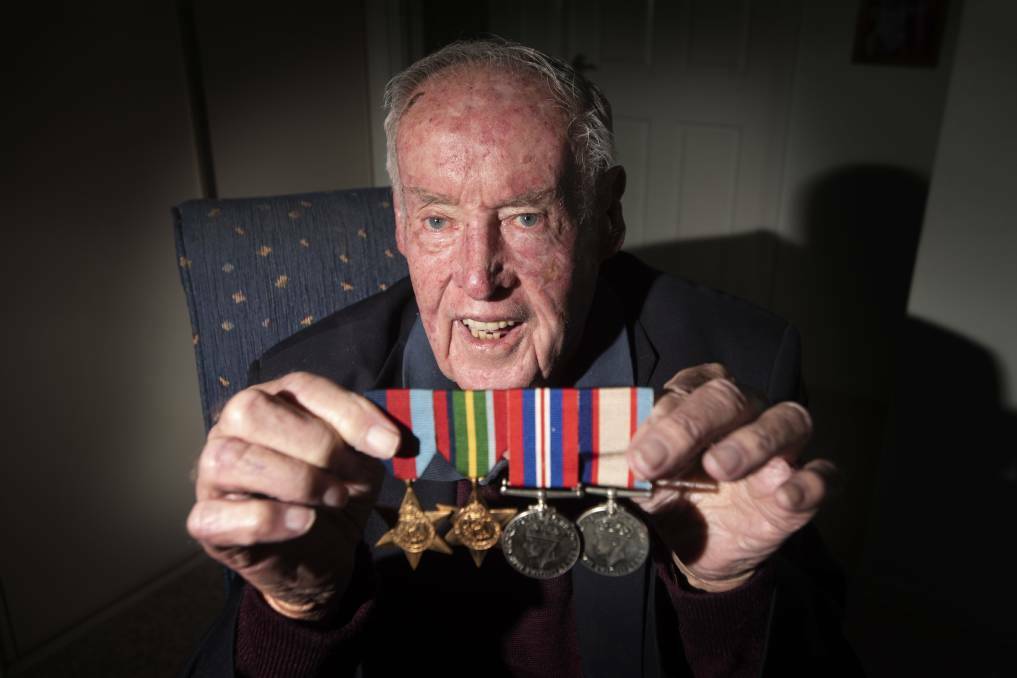 STEEPED IN HISTORY: The Leader last year reported that Woolaston was Tamworth's sole remaining World War II veteran. Photo: Peter Hardin