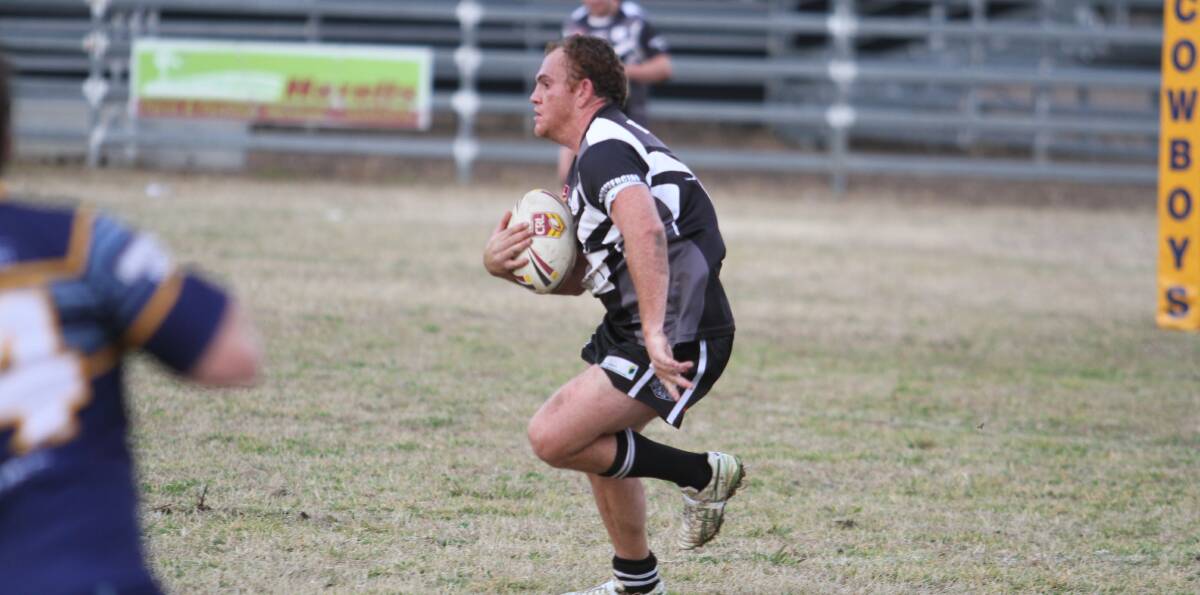 PLAYMAKER: Dwight Millgate bagged a try double in a man-of-the-match showing against the game Cowboys.