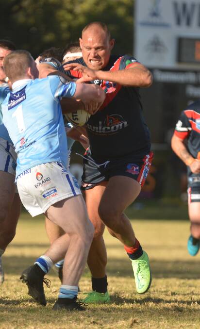 MENACING: Kyle Cochrane has impressed at Kooty since being moved from centre to prop. Photo: Mark Bode