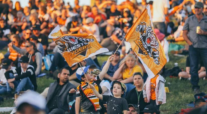 NO PLACE LIKE ...: Wests Tigers have turned Scully Park into a second home.