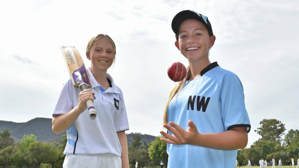 TONS OF TALENT: Graham and Baker were among the youngest players at the NSW Schoolgirl Championships in Bathurst this year when they played for the NSW CHS Second XI.