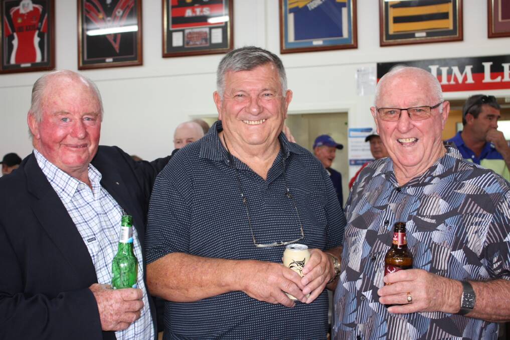 OLD GUARD: Peter Schofield, Tony Pacey and Brian Ferry