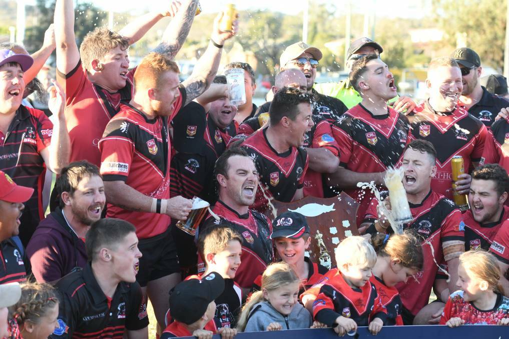 BENCHMARK: North Tamworth celebrate another premiership. And on Friday night in Sydney, they will celebrate another Clayton Cup win. 