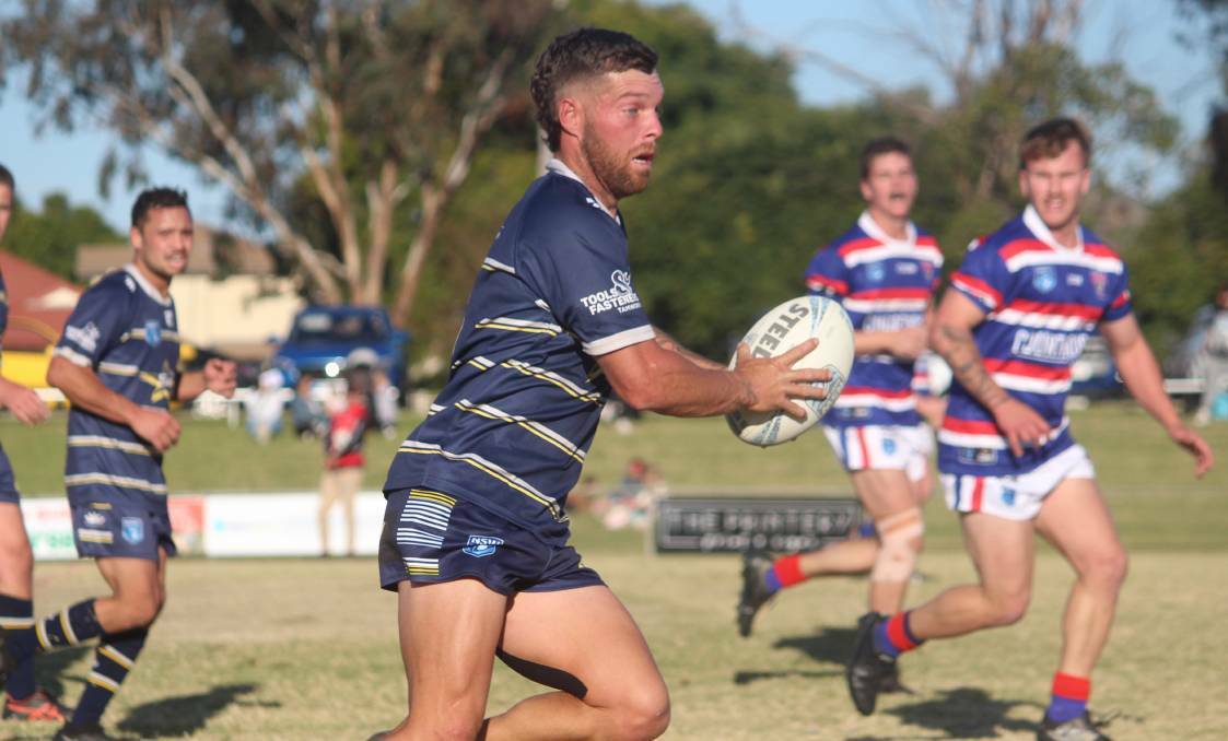 Doring looks to cause Gunnedah grief at Kitchener Park in 2023. Picture by Zac Lowe