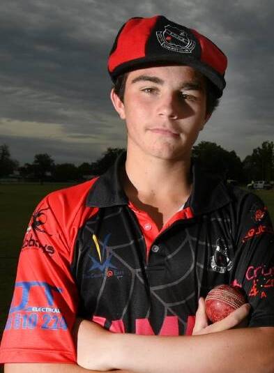 PUMPED: Tamworth's Harry Lewington is in Central North's under-16 side.