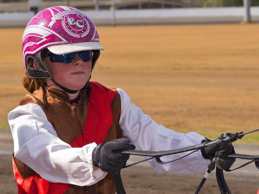 TEEN MACHINE: Elly has had an exciting start to her harness racing career. Photo: PeterMac Photography