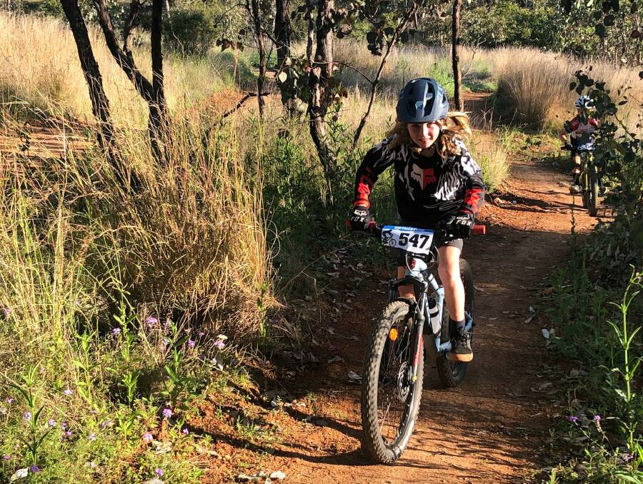 PEDAL POWER: Rory Simm in action at Tamworth Mountain Bike Park. Photo: Supplied