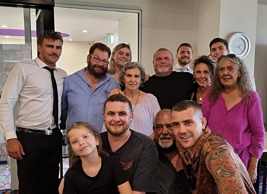 COUNTRY FLAVOUR: Cody Parry (far left) with family and friends at a recent gathering at Quirindi. Photo: Facebook