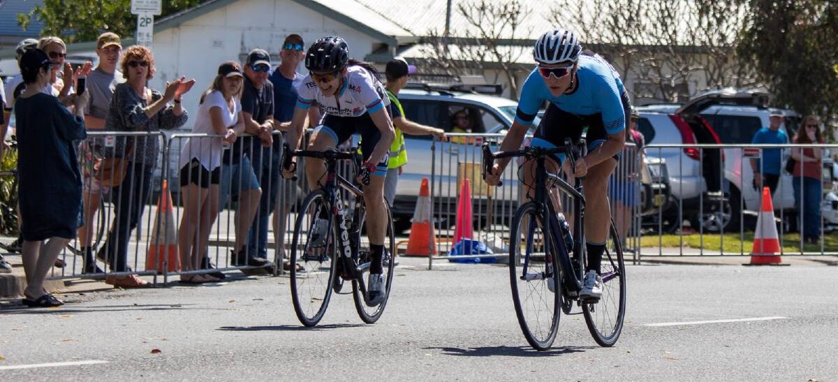 ZOOM: Pip Ash puts in during her criterium event at the state championships. Photo: Supplied