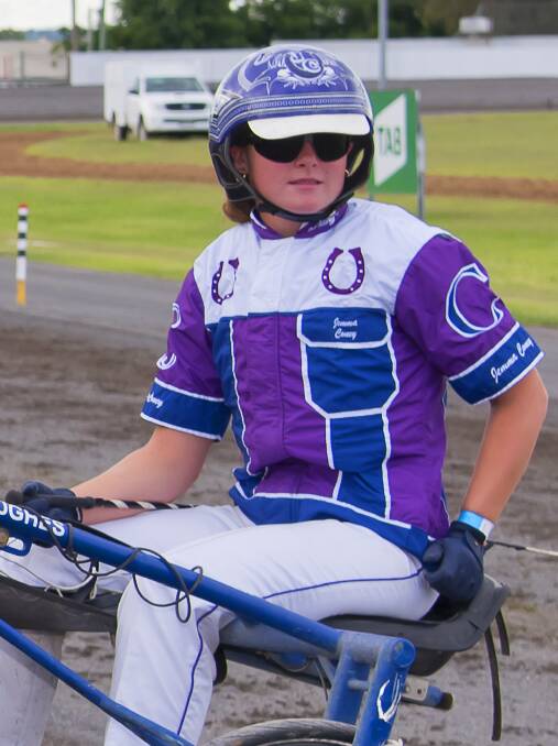 TEEN MACHINE: Jemma Coney will contest the $11,000 Gold Nugget at Tamworth Paceway on Sunday night. Photo: PeterMac Photography