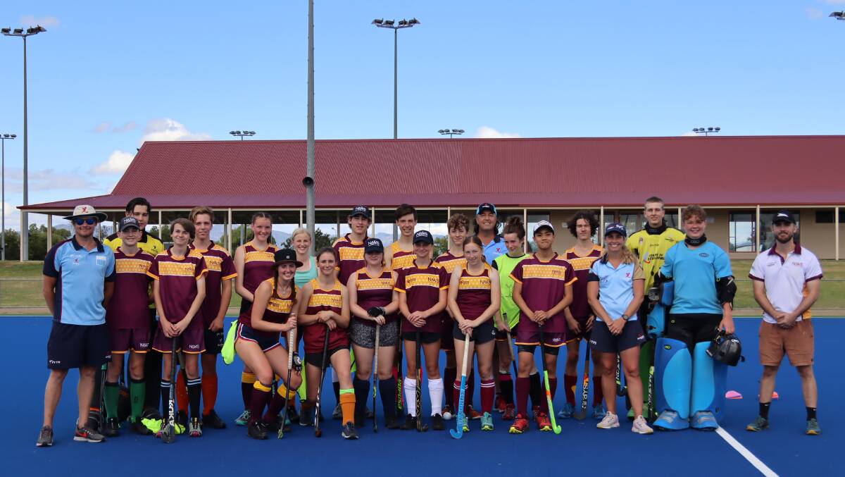 HARD YARDS: NIAS's hockey players have been put through their paces. Photo: Supplied
