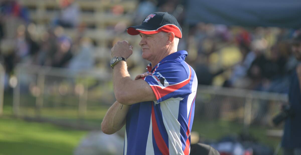 NOT HAPPY: Bulldogs coach Mick Schmiedel has let rip on his players. Photo: Mark Bode