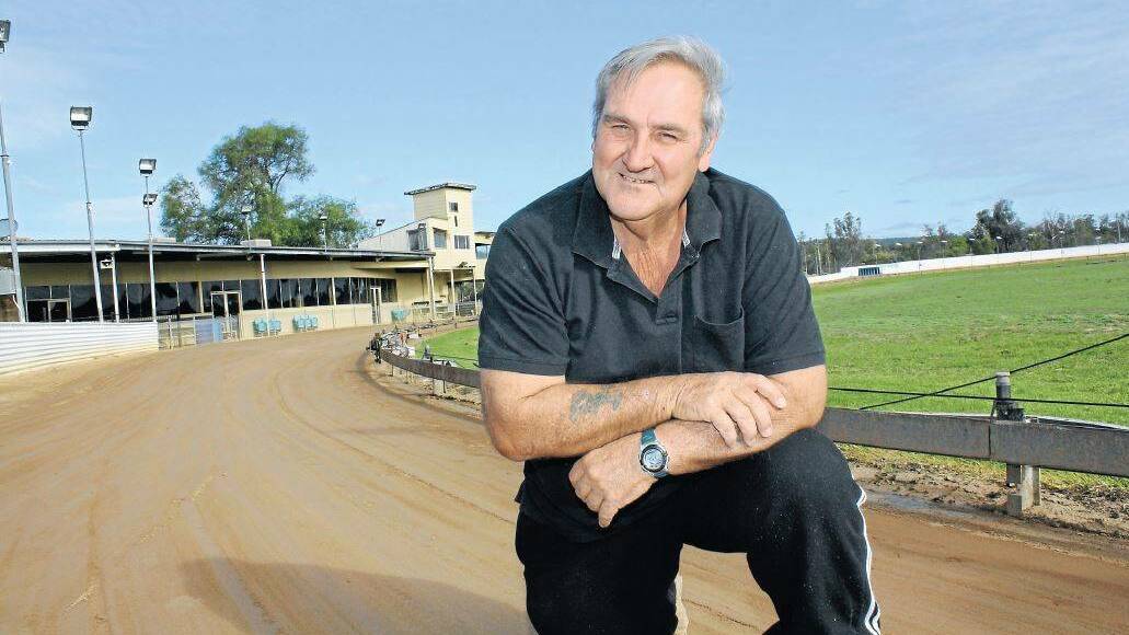 'GET IT DONE': Geoff Rose, Gunnedah Greyhound Racing Club president, says lives are being put at risk by the delay in fixing the club's track.