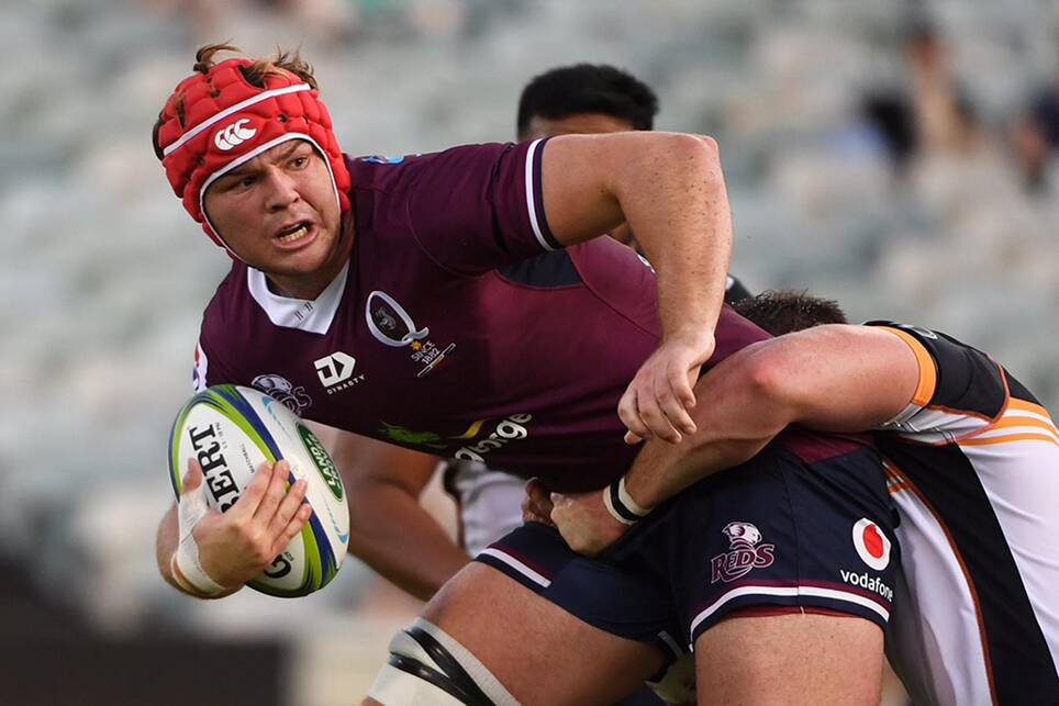 EYE-CATCHING: Harry Wilson makes an impact on debut for the Reds against the Brumbies. Photo: Queensland Reds