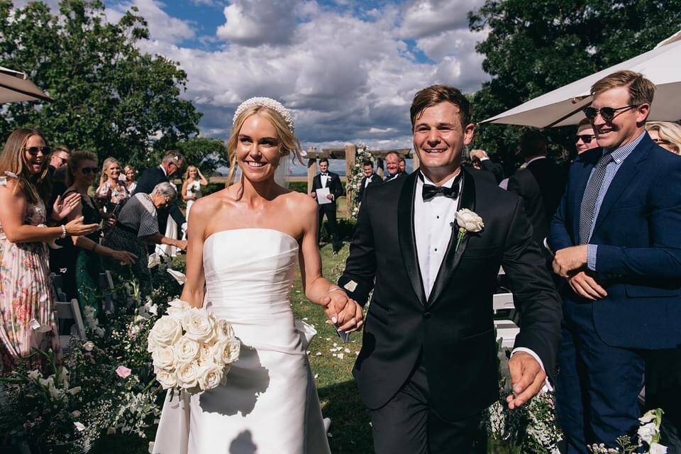 MAGIC MOMENT: Todd and Phoebe Nichols tie the knot in Narrabri last month. Photo: Facebook