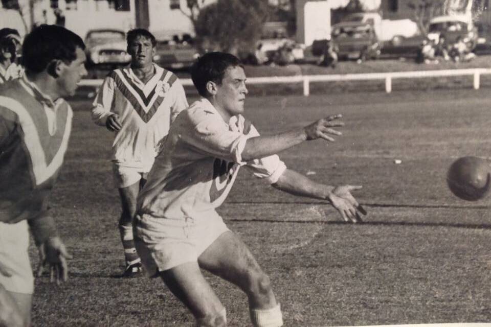 FLASHBACK: Edgecock plays for the Lions. Photo: Supplied