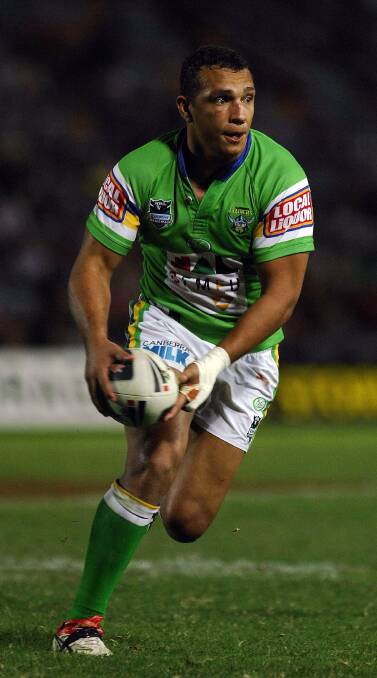 Learoyd-Lahrs' former Raiders teammate Neville Costigan urged him to play in the Legends of League tournament. Photo: Getty Images