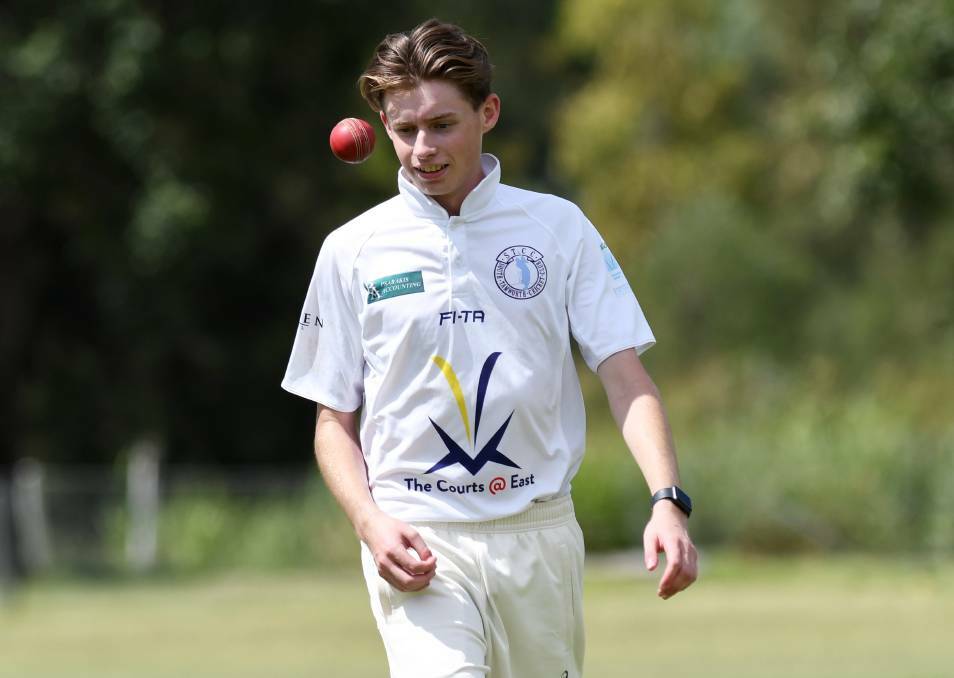 'NOT FUSSED": Josh Attard takes a relaxed approach to his cricket. Photo: Gareth Gardner