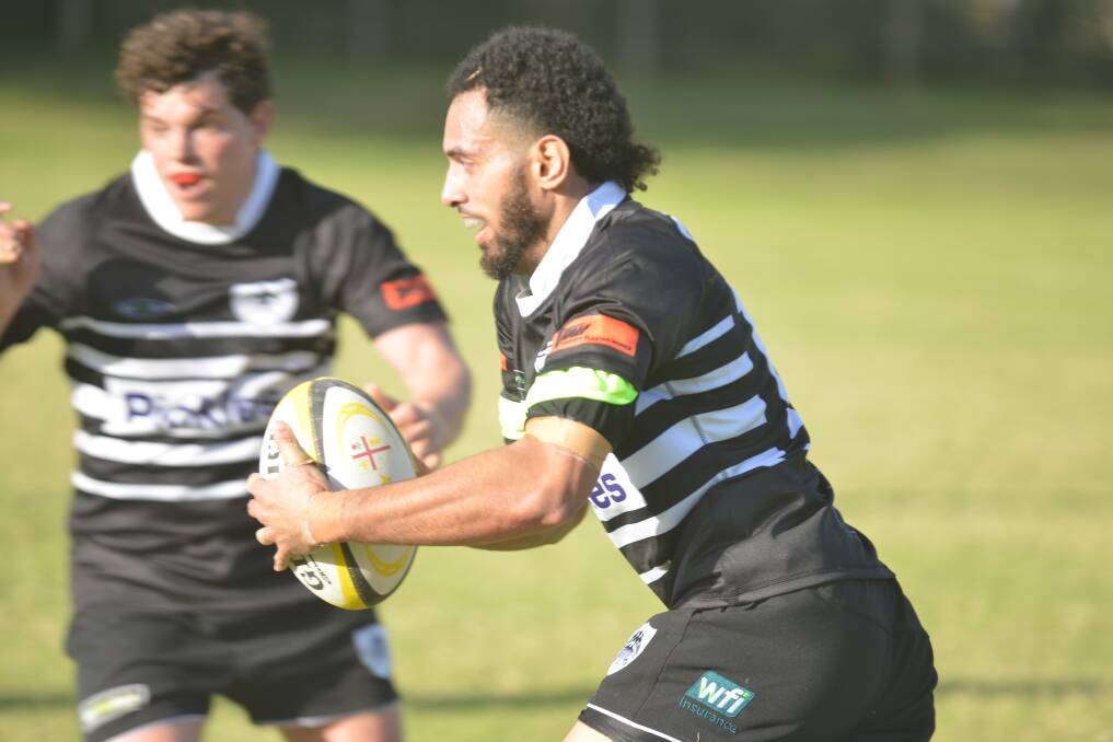 VALUE PLUS: Fijian flyer Martin Chute has scored a double on debut for the Magpies.