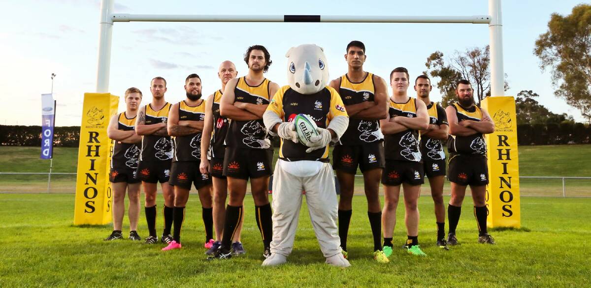 HARD CHARGERS: The Dubbo Rhinos will be in Tamworth next month. Photo: Facebook